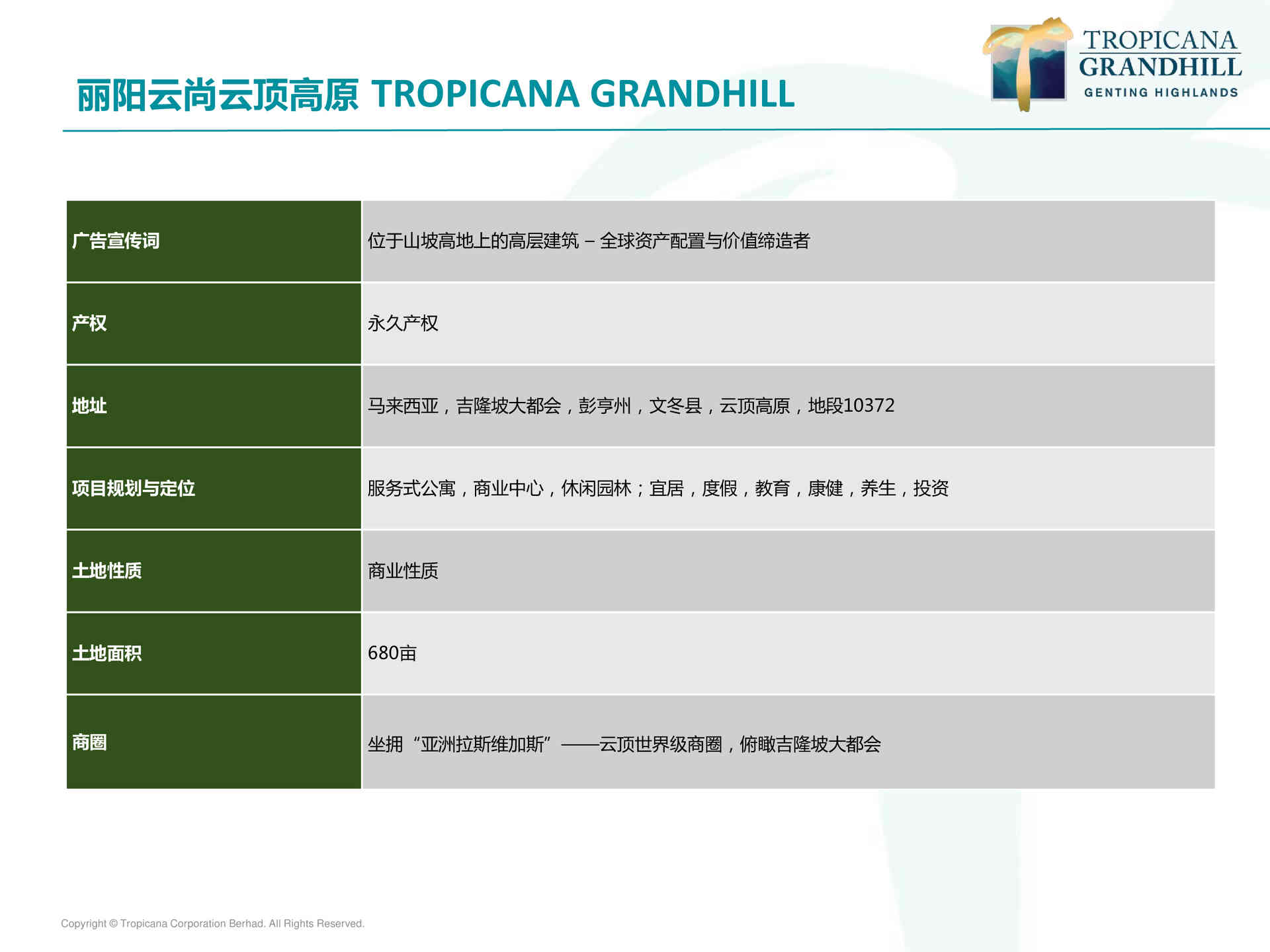 吉隆坡 — 丽阳云尚云顶-TROPICANA GRANDHILL(图11)